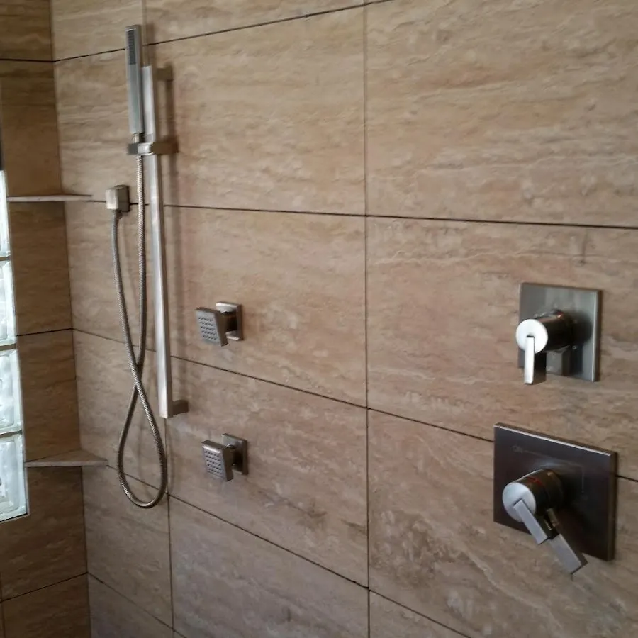 Shower fixture installation for Frozen Pipe Repair in Robinson